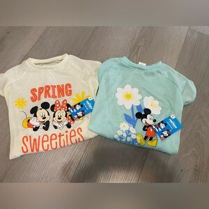 Disney Kids Mickey and Minnie dog Shirts